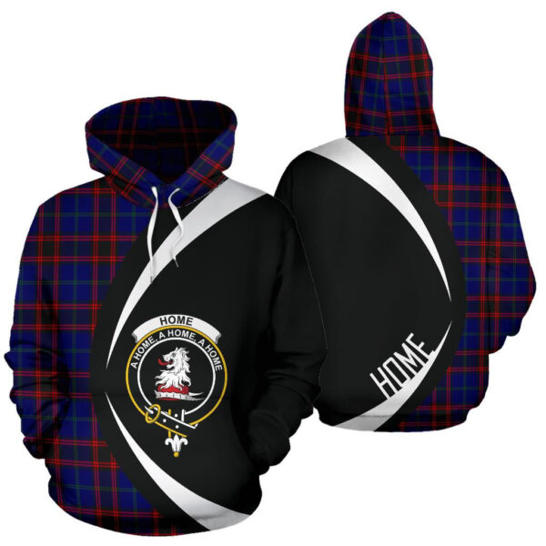 Home Modern Clan Hoodie, Scottish Tartan Home Modern Clans Hoodie Circle Style - Image 3