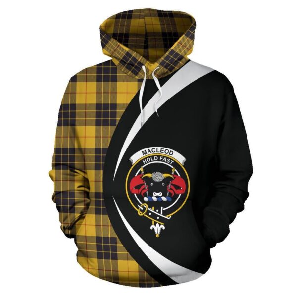 MacLeod of Lewis Ancient Clan Hoodie, Scottish Tartan MacLeod of Lewis Ancient Clans Hoodie Circle Style