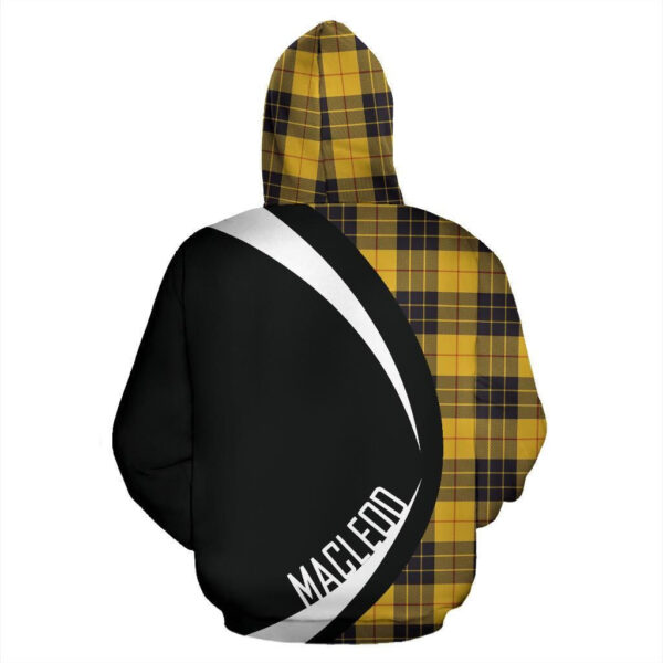 MacLeod of Lewis Ancient Clan Hoodie, Scottish Tartan MacLeod of Lewis Ancient Clans Hoodie Circle Style - Image 2