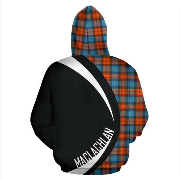 MacLachlan Ancient Clan Hoodie, Scottish Tartan MacLachlan Ancient Clans Hoodie Circle Style - Image 2