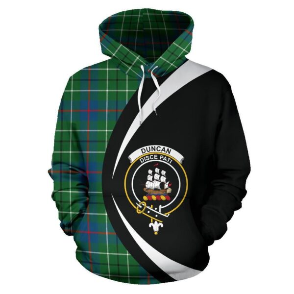 Duncan Ancient Clan Hoodie, Scottish Tartan Duncan Ancient Clans Hoodie Circle Style