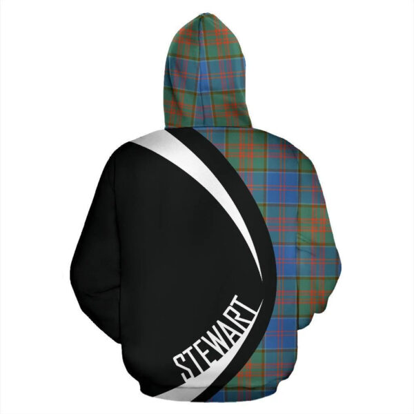 Stewart of Appin Hunting Ancient Clan Hoodie, Scottish Tartan Stewart of Appin Hunting Ancient Clans Hoodie Circle Style - Image 2