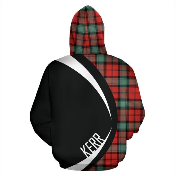 Kerr Ancient Clan Hoodie, Scottish Tartan Kerr Ancient Clans Hoodie Circle Style - Image 2