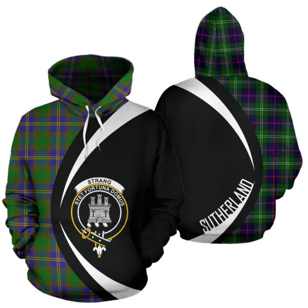 Strange of Balkaskie Clan Hoodie, Scottish Tartan Strange of Balkaskie Clans Hoodie Circle Style - Image 3