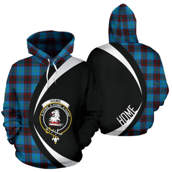 Home Ancient Clan Hoodie, Scottish Tartan Home Ancient Clans Hoodie Circle Style - Image 3