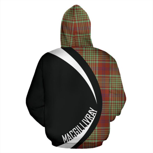 MacGillivray Hunting Ancient Clan Hoodie, Scottish Tartan MacGillivray Hunting Ancient Clans Hoodie Circle Style - Image 2