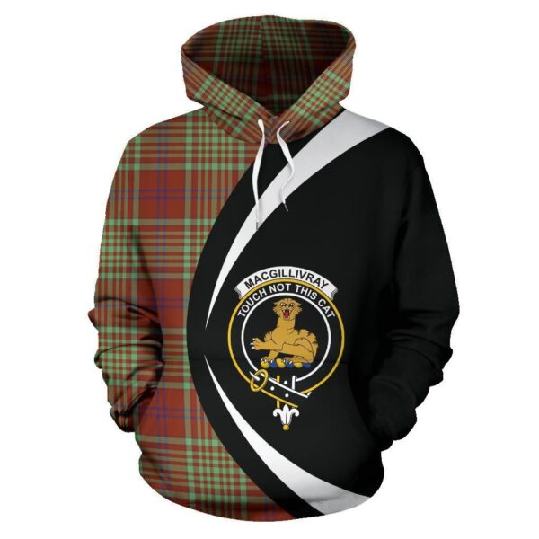 MacGillivray Hunting Ancient Clan Hoodie, Scottish Tartan MacGillivray Hunting Ancient Clans Hoodie Circle Style