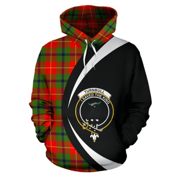 Turnbull Dress Clan Hoodie, Scottish Tartan Turnbull Dress Clans Hoodie Circle Style