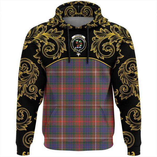 Fraser Hunting Modern Clan Hoodie, Scottish Tartan Fraser Hunting Modern Clans Hoodie Empire Style - Image 2