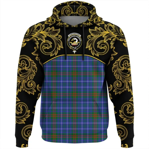 Edmonstone Clan Hoodie, Scottish Tartan Edmonstone Clans Hoodie Empire Style - Image 2