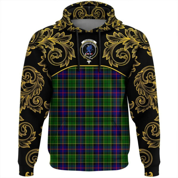 Forsyth Modern Clan Hoodie, Scottish Tartan Forsyth Modern Clans Hoodie Empire Style - Image 2