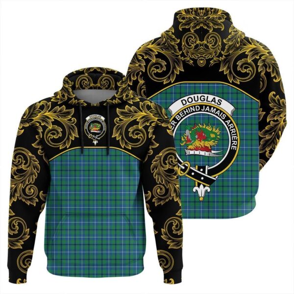 Douglas Ancient Clan Hoodie, Scottish Tartan Douglas Ancient Clans Hoodie Empire Style