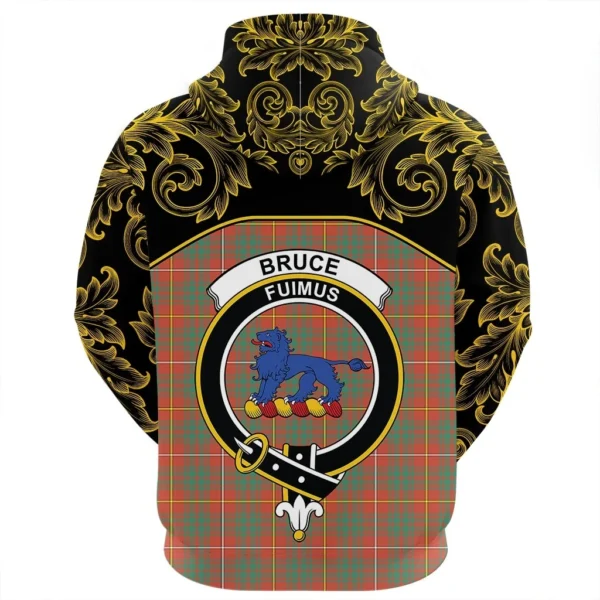 Bruce Ancient Clan Hoodie, Scottish Tartan Bruce Ancient Clans Hoodie Empire Style - Image 3