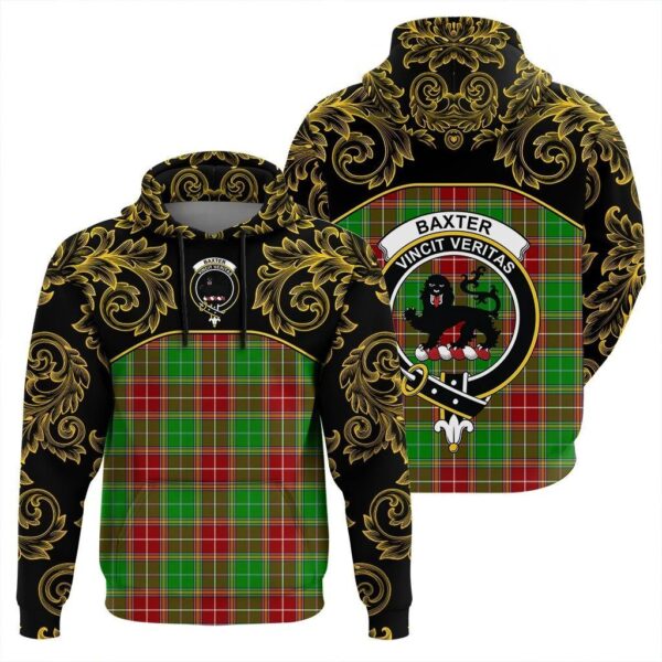 Baxter Modern Clan Hoodie, Scottish Tartan Baxter Modern Clans Hoodie Empire Style