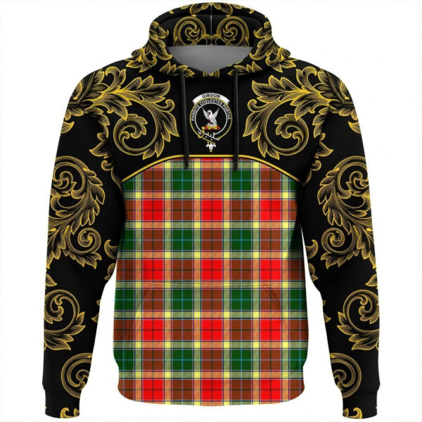 Gibbs Clan Hoodie, Scottish Tartan Gibbs Clans Hoodie Empire Style - Image 2