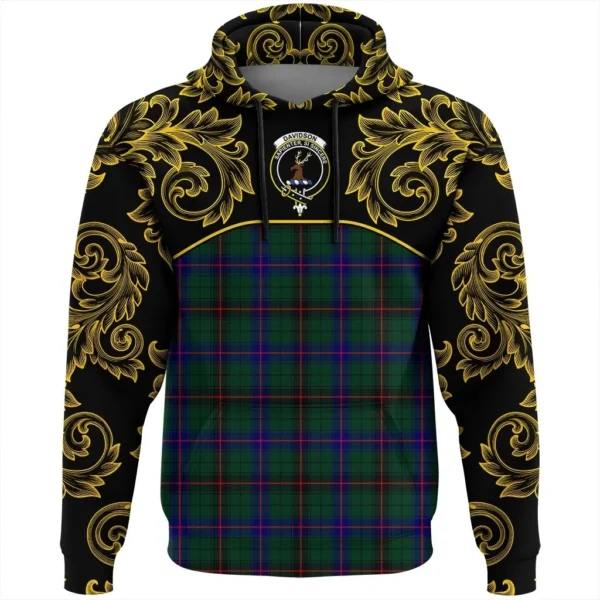 Davidson Modern Clan Hoodie, Scottish Tartan Davidson Modern Clans Hoodie Empire Style - Image 2