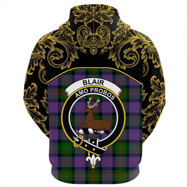 Blair Modern Clan Hoodie, Scottish Tartan Blair Modern Clans Hoodie Empire Style - Image 3