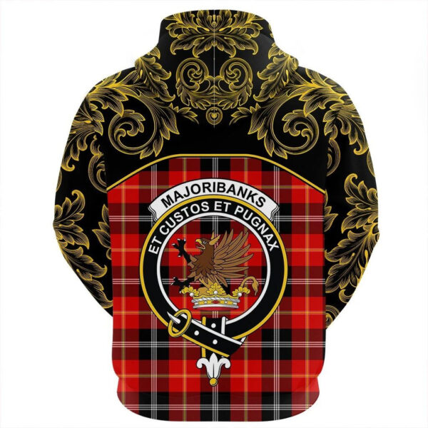 Marjoribanks Clan Hoodie, Scottish Tartan Marjoribanks Clans Hoodie Empire Style - Image 3