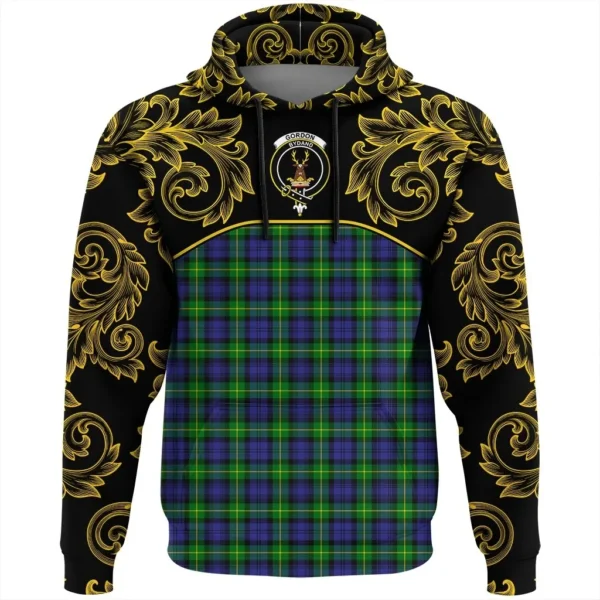 Gordon Modern Clan Hoodie, Scottish Tartan Gordon Modern Clans Hoodie Empire Style - Image 2