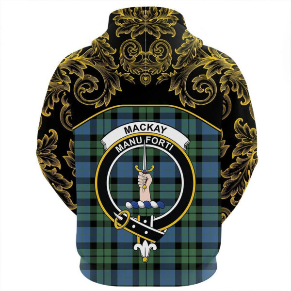 MacKay Ancient Clan Hoodie, Scottish Tartan MacKay Ancient Clans Hoodie Empire Style - Image 3