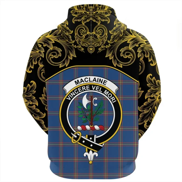 MacLaine of Loch Buie Hunting Ancient Clan Hoodie, Scottish Tartan MacLaine of Loch Buie Hunting Ancient Clans Hoodie Empire Style - Image 3