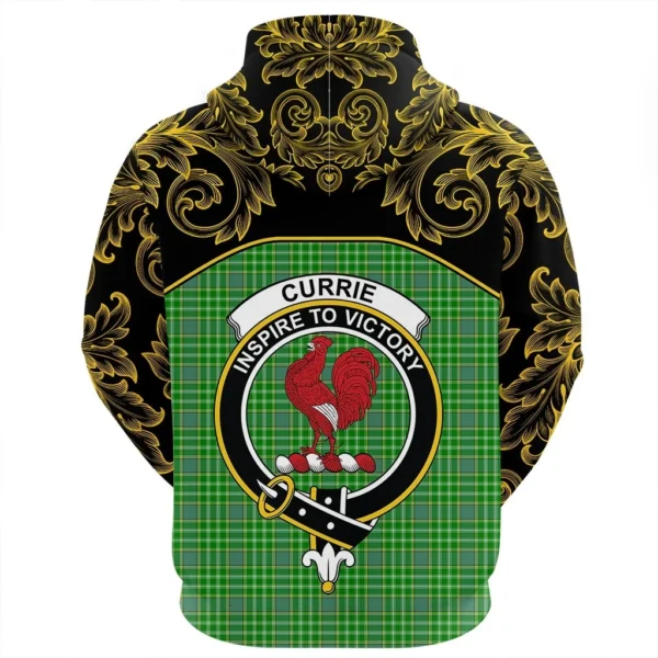 Currie Clan Hoodie, Scottish Tartan Currie Clans Hoodie Empire Style - Image 3