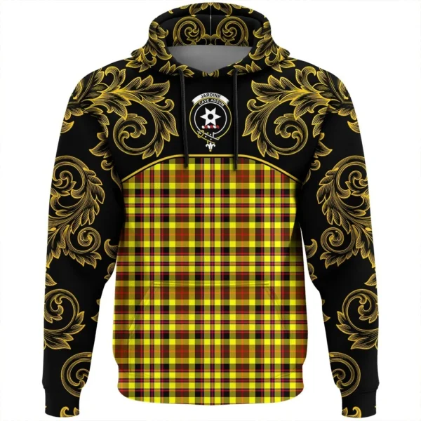 Jardine Clan Hoodie, Scottish Tartan Jardine Clans Hoodie Empire Style - Image 2