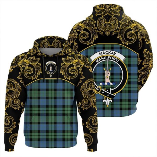 MacKay Ancient Clan Hoodie, Scottish Tartan MacKay Ancient Clans Hoodie Empire Style