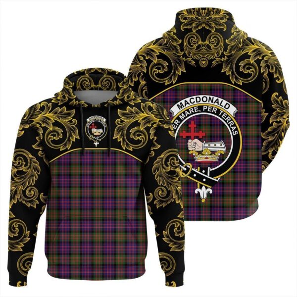 MacDonald Modern Clan Hoodie, Scottish Tartan MacDonald Modern Clans Hoodie Empire Style