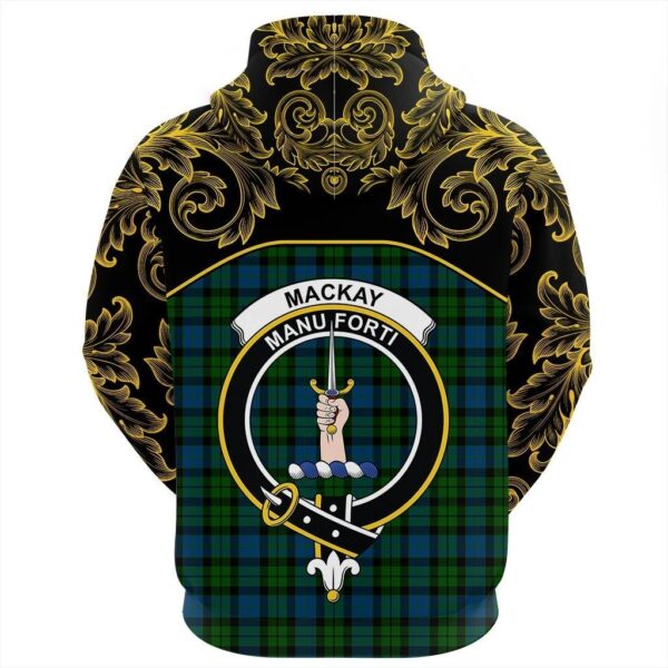 MacKay Modern Clan Hoodie, Scottish Tartan MacKay Modern Clans Hoodie Empire Style - Image 3