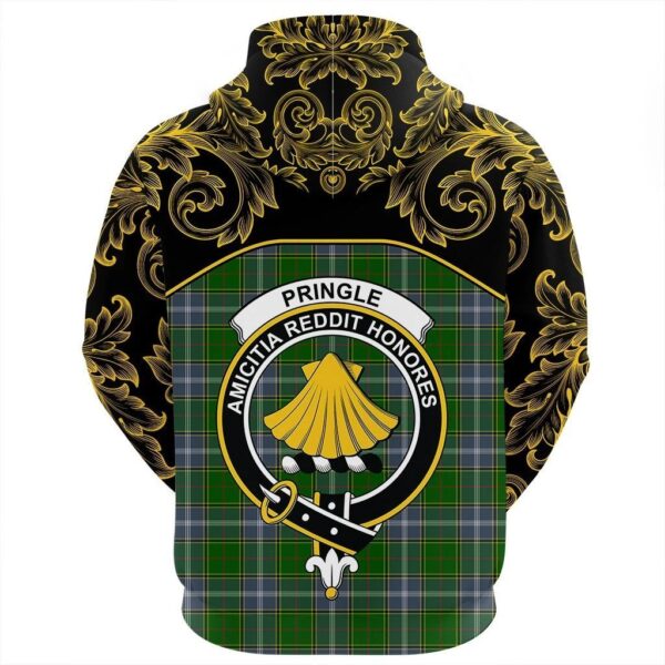 Pringle Clan Hoodie, Scottish Tartan Pringle Clans Hoodie Empire Style - Image 3