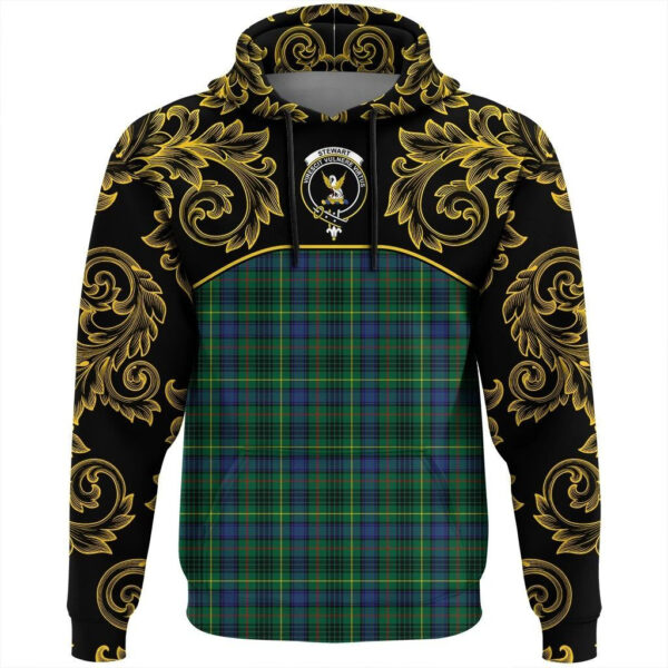 Stewart Hunting Modern Clan Hoodie, Scottish Tartan Stewart Hunting Modern Clans Hoodie Empire Style - Image 2