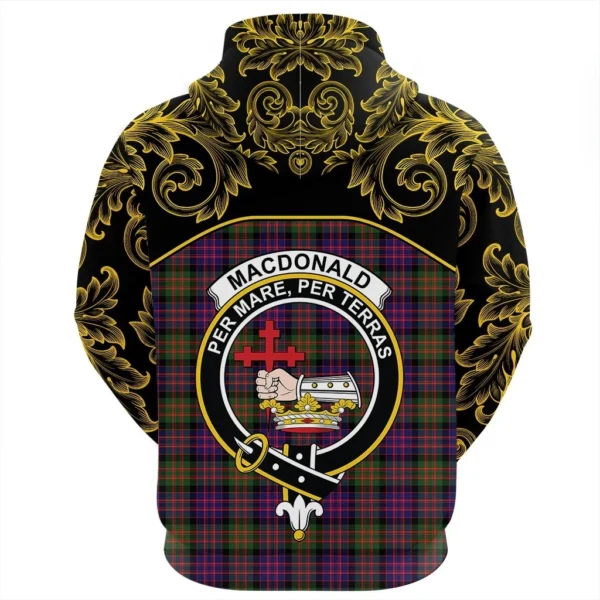 MacDonald Modern Clan Hoodie, Scottish Tartan MacDonald Modern Clans Hoodie Empire Style - Image 3