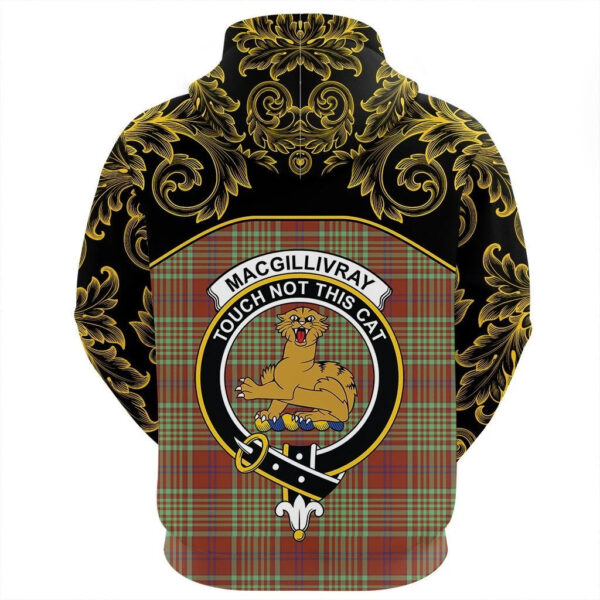 MacGillivray Hunting Ancient Clan Hoodie, Scottish Tartan MacGillivray Hunting Ancient Clans Hoodie Empire Style - Image 3