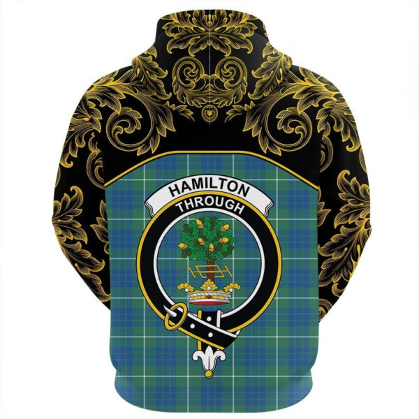 Hamilton Hunting Ancient Clan Hoodie, Scottish Tartan Hamilton Hunting Ancient Clans Hoodie Empire Style - Image 3