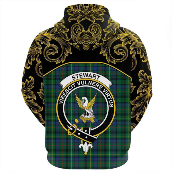 Stewart Hunting Modern Clan Hoodie, Scottish Tartan Stewart Hunting Modern Clans Hoodie Empire Style - Image 3