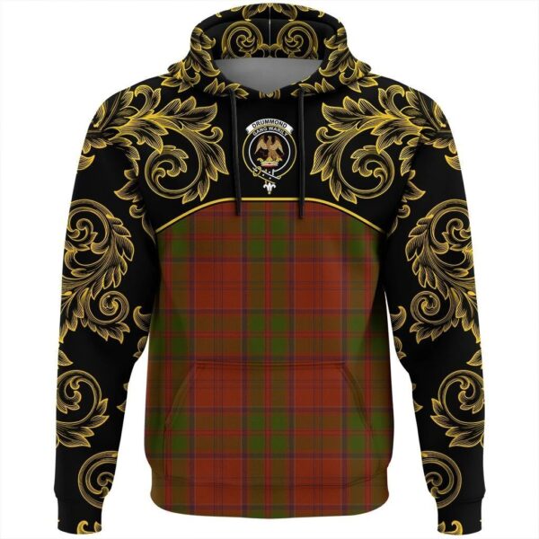 Drummond Clan Clan Hoodie, Scottish Tartan Drummond Clan Clans Hoodie Empire Style - Image 2