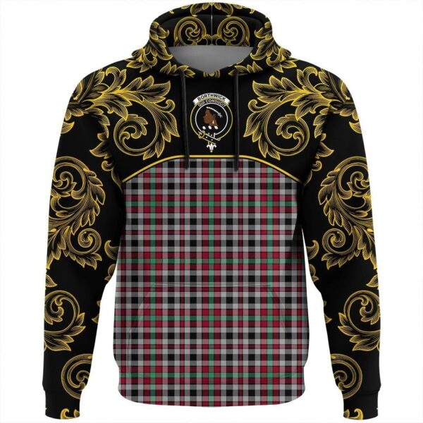 Borthwick Ancient Clan Hoodie, Scottish Tartan Borthwick Ancient Clans Hoodie Empire Style - Image 2