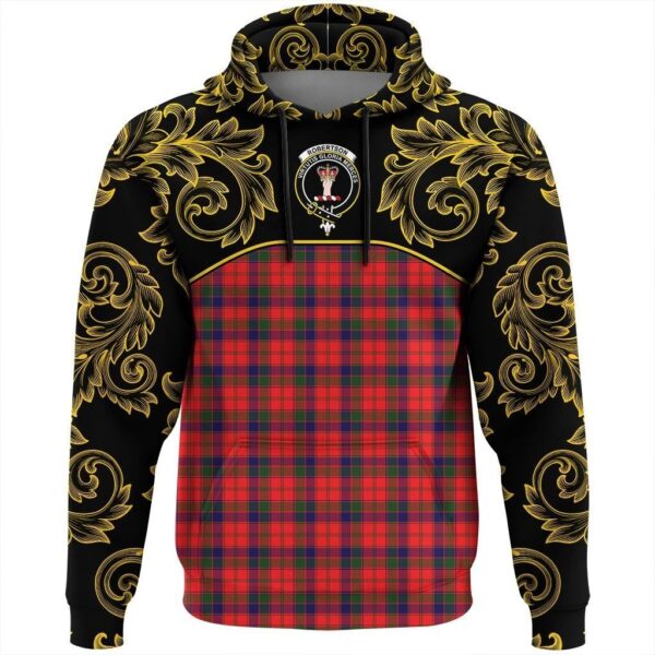 Robertson Modern Clan Hoodie, Scottish Tartan Robertson Modern Clans Hoodie Empire Style - Image 2