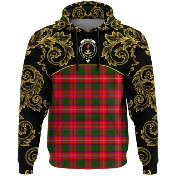 Rattray Modern Clan Hoodie, Scottish Tartan Rattray Modern Clans Hoodie Empire Style - Image 2