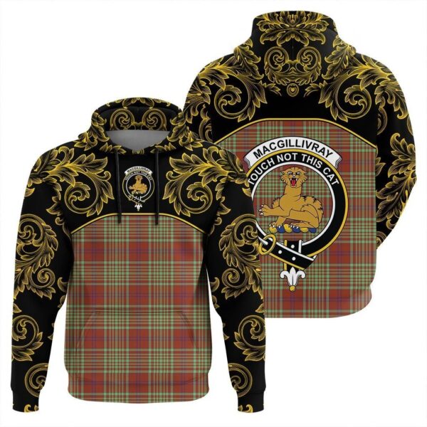 MacGillivray Hunting Ancient Clan Hoodie, Scottish Tartan MacGillivray Hunting Ancient Clans Hoodie Empire Style