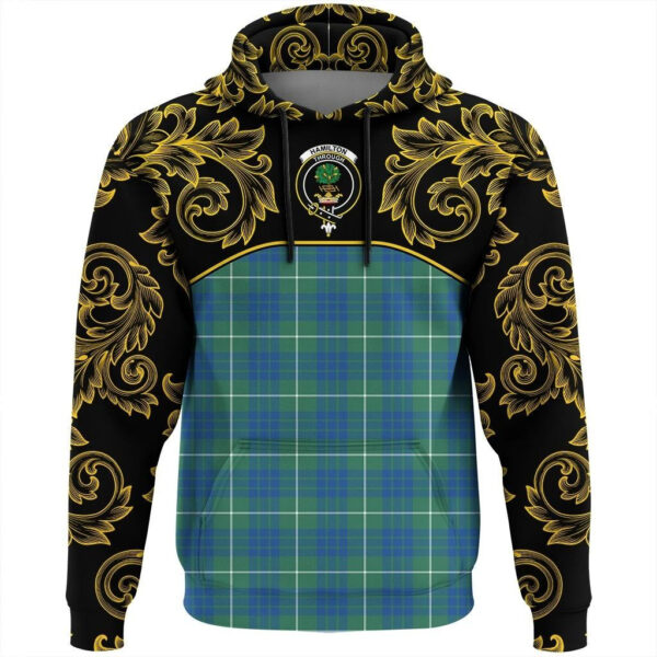 Hamilton Hunting Ancient Clan Hoodie, Scottish Tartan Hamilton Hunting Ancient Clans Hoodie Empire Style - Image 2