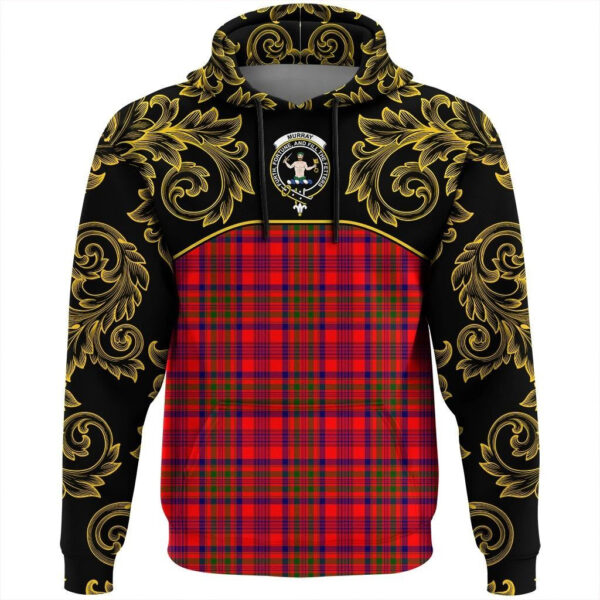 Murray of Tulloch Modern Clan Hoodie, Scottish Tartan Murray of Tulloch Modern Clans Hoodie Empire Style - Image 2