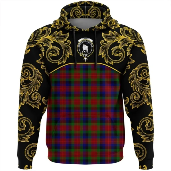 Tennant Clan Hoodie, Scottish Tartan Tennant Clans Hoodie Empire Style - Image 2