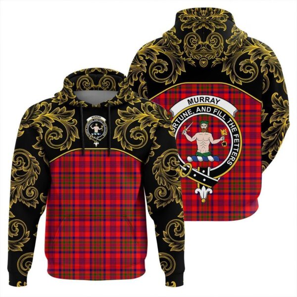 Murray of Tulloch Modern Clan Hoodie, Scottish Tartan Murray of Tulloch Modern Clans Hoodie Empire Style