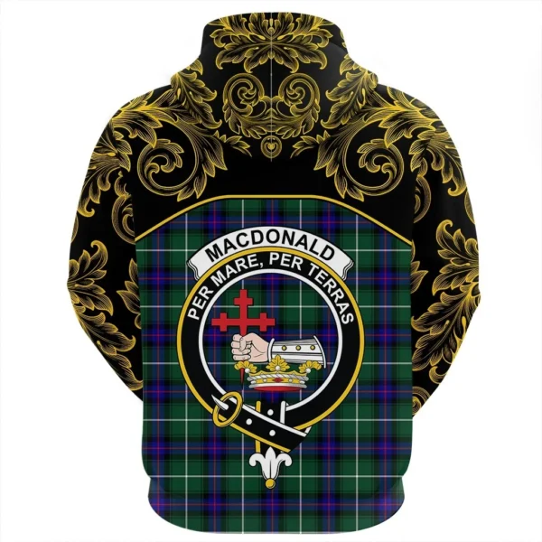 MacDonald of the Isles Hunting Modern Clan Hoodie, Scottish Tartan MacDonald of the Isles Hunting Modern Clans Hoodie Empire Style - Image 3