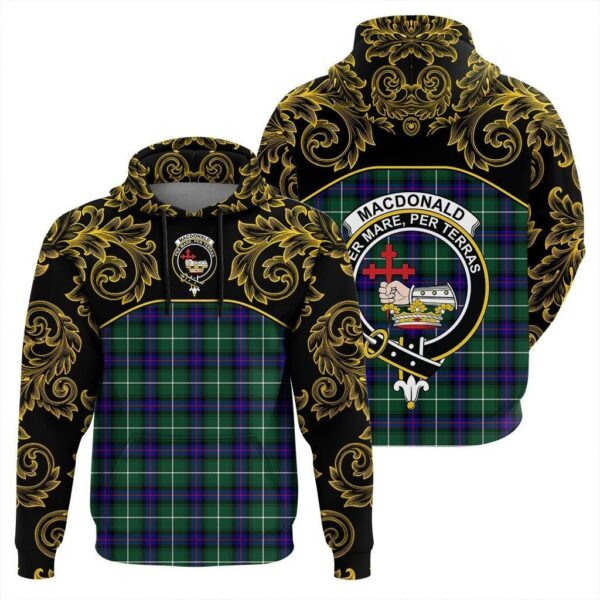 MacDonald of the Isles Hunting Modern Clan Hoodie, Scottish Tartan MacDonald of the Isles Hunting Modern Clans Hoodie Empire Style