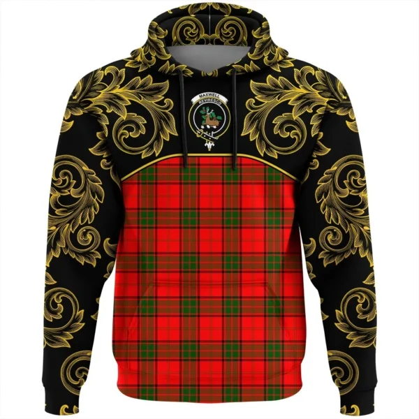 Maxwell Modern Clan Hoodie, Scottish Tartan Maxwell Modern Clans Hoodie Empire Style - Image 2