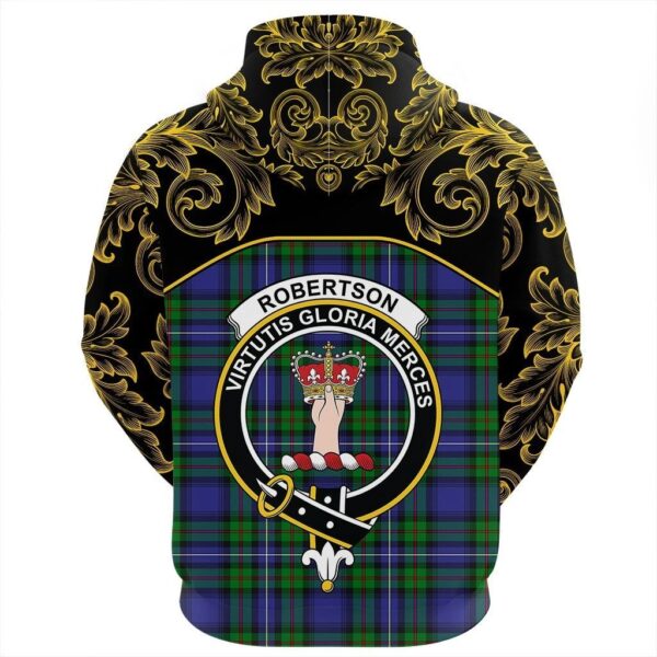 Robertson Hunting Modern Clan Hoodie, Scottish Tartan Robertson Hunting Modern Clans Hoodie Empire Style - Image 3