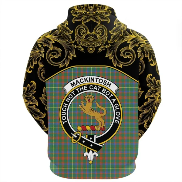 MacKintosh Hunting Ancient Clan Hoodie, Scottish Tartan MacKintosh Hunting Ancient Clans Hoodie Empire Style - Image 3